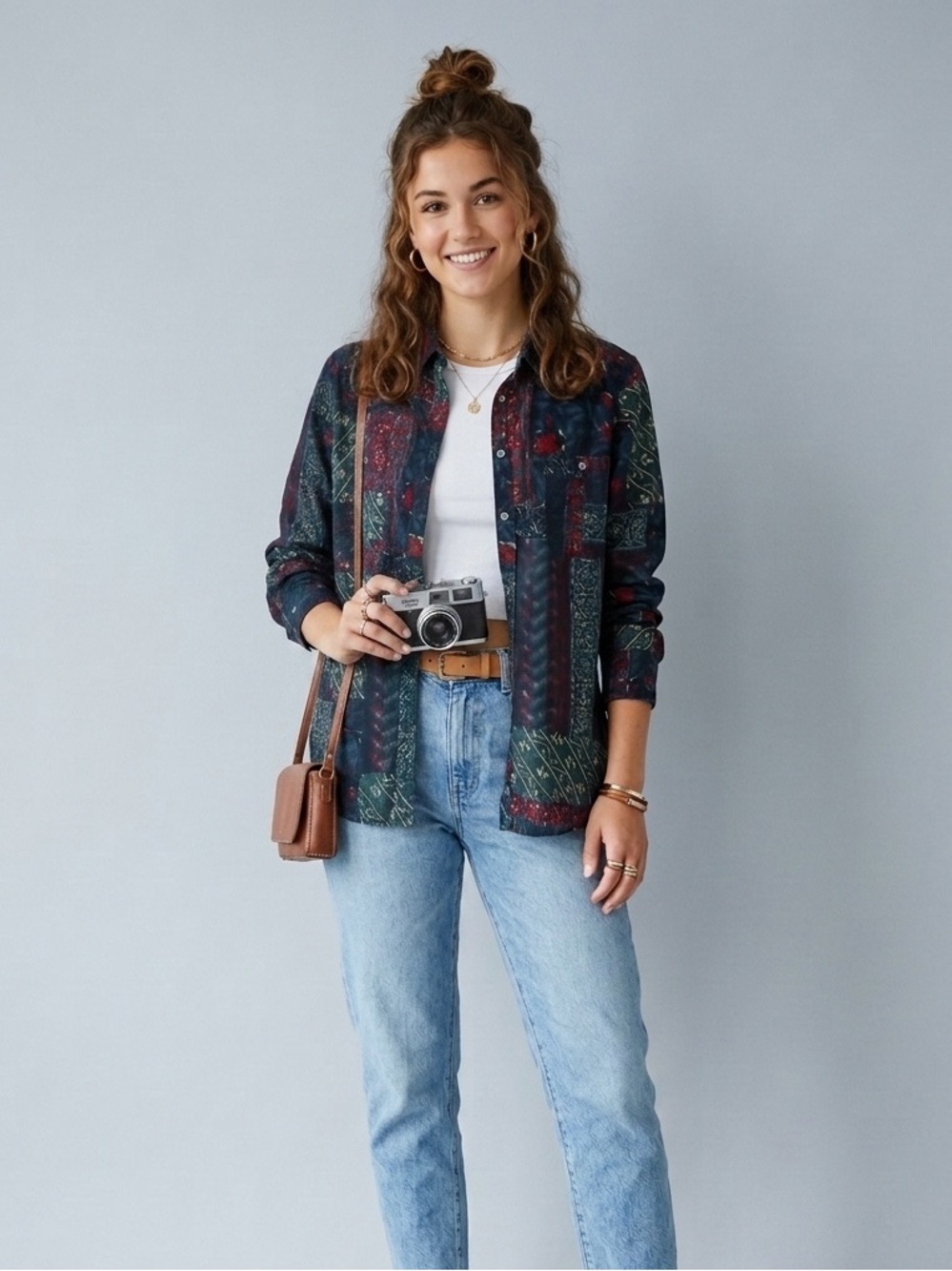 Vintage Lauren Ralph Lauren patchwork Button Up Shirt